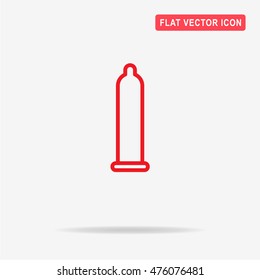 Condom icon. Vector concept illustration for design.
