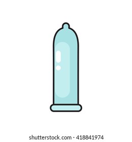 condom icon. vector illustration