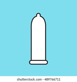 condom icon. vector illustration