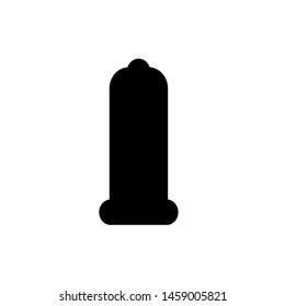 Condom icon, vector illustration. Flat design style. vector condom icon illustration isolated on white, condom icon Eps10. condom icons graphic design vector symbols.