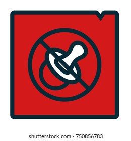 Condom icon. Vector line illustration in simple shapes. Can be used as icon, part of logo, pictogram, infographics or medical health care presentations