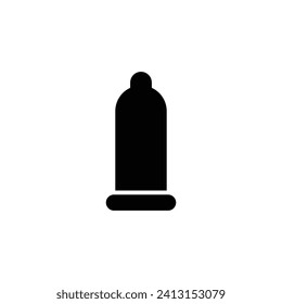 icono de preservativo vector amor signo de seguridad sexo 