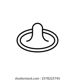 condom icon vector love sign safe sex 