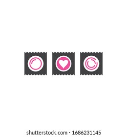 Condom illustration icon vector design
