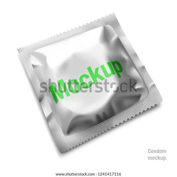 Download Condom Package Mockup Vector Illustration Isolated Stock Vector Royalty Free 1241417116
