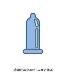 Condom or preservative icon. Vector.