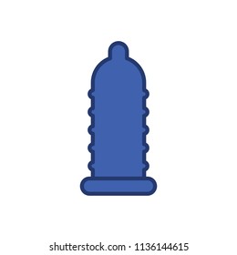 Condom or preservative icon. Vector.
