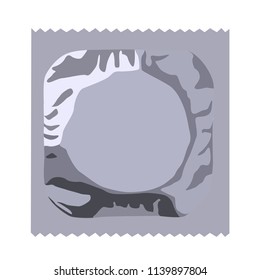 condom realistic vector illustration isolated