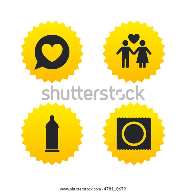 Condom Safe Sex Icons Lovers Couple Stock Vector Royalty Free 478110679 Shutterstock 9184