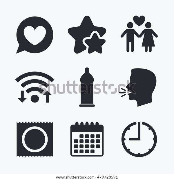 Condom Safe Sex Icons Lovers Couple Stock Vector Royalty Free 479728591 Shutterstock 1714
