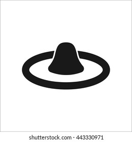 Condom symbol sign simple icon on background