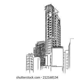 Condominium sketchbook : vector eps10