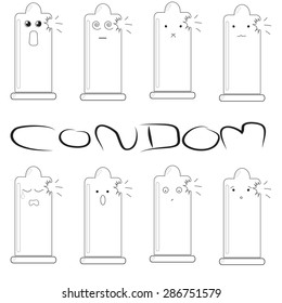 Condoms damaged emotions.Concepts about the safety of sex.Defective condoms.