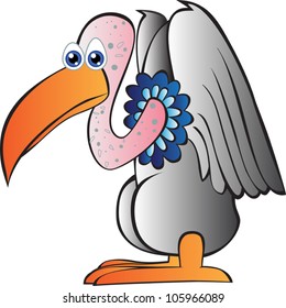 condor animal vector cartoon