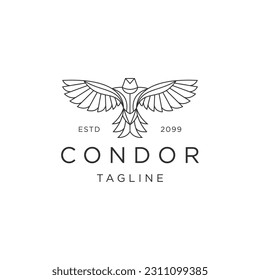 Logo-Symbol für Condor-Vogellinie