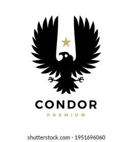 Condor Bird Logo Vector Icon Illustration