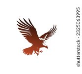 condor eagle bird monoline logo vector icon illustration. condor bird logo vector icon illustration. California condor logo vector, 