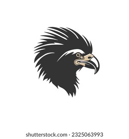 condor eagle bird monoline logo vector icon illustration. condor bird logo vector icon illustration. California condor logo vector, 