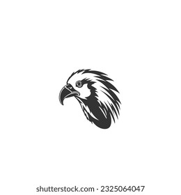  condor eagle bird monoline logo vector icon illustration. condor vector logo, bird logo design.