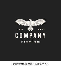 condor hipster vintage logo vector icon illustration