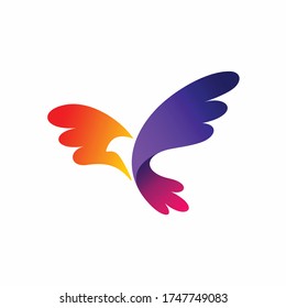 condor vector logo, bird logo design