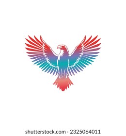 logotipo del vector del cóndor, diseño del logotipo del ave. condor eagle bird monoline logo vector ilustración
