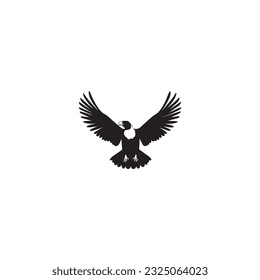 condor vector logo, bird logo design. condor eagle bird monoline logo vector icon illustration
