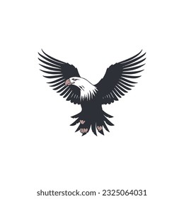 condor vector logo, bird logo design. condor eagle bird monoline logo vector icon illustration
