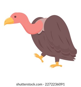 Condor vulture icon cartoon vector. Animal bird. Feather african