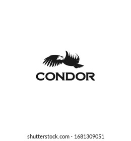 Condor, wildlife, bird, animal, silhouette, fly, illustration