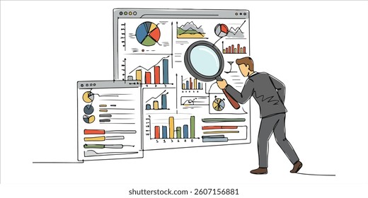Conducting analysis and reviewing research results are essential for data-driven decision-making. Utilizing charts, diagrams, and financial graphs helps interpret complex statistics, allowing business