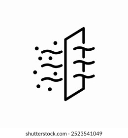 Vector de señal de Clima de conductividad