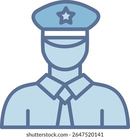 Conductor Filled Blue Tone Icon