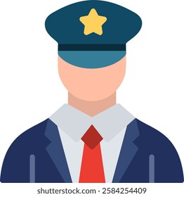 Conductor Flat Illustration Vector Design