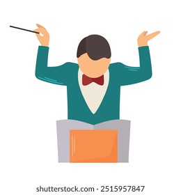 Conductor icon clipart avatar logtotype isolated illustration