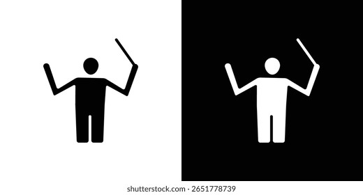 Conductor icon of a flat style vector