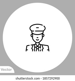 Conductor icon sign vector,Symbol, logo illustration for web and mobile