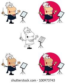 Conductor Man. Vector Collection