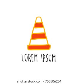 cone doodle icon