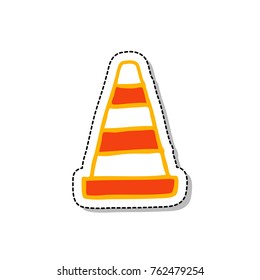 cone doodle icon