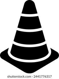 icono de pictograma de cono vector de ilustración