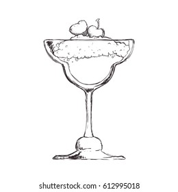 cone ice cream sketch