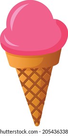 cone ice cream vector art and illustration