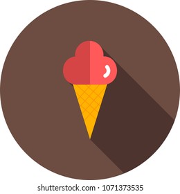 Cone icecream icon