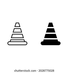 Icono de cono para aplicaciones y sitios web