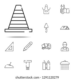 cone icon. construction icons universal set for web and mobile