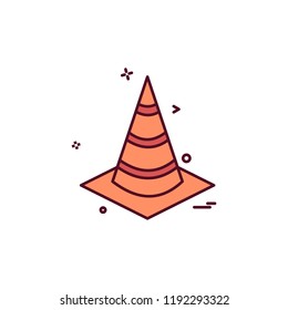 Cone icon design vector 