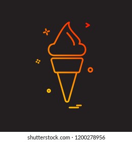 Cone icon design vector