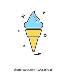 Cone icon design vector