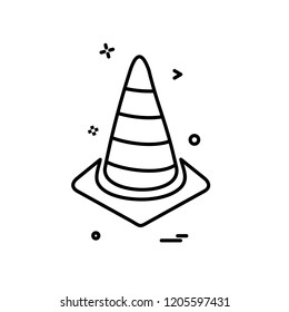 Cone icon design vector